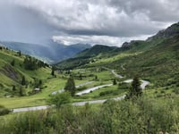 Passo Pordoi from Arabba