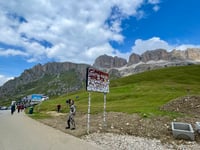 Passo Pordoi von Arabba
