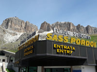 Passo Pordoi from Arabba