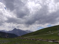 Col de Portet from Saint Lary Soulan