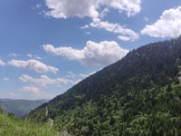 Col de Portet from Saint Lary Soulan