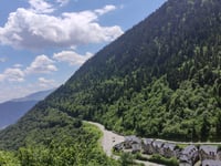 Col de Portet from Saint Lary Soulan