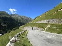 Col de Portet from Saint Lary Soulan