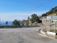 Col Saint-Roch von Lucéram