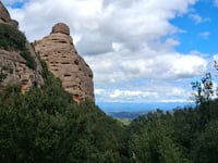 Coll d'Estenalles from Pla del Bon Aire