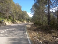 Coll de Bixauca z Castell des Castells