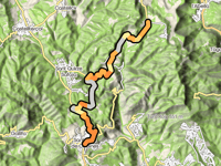Coll de Can Taló desde Sant Feliu de Codines por collet-de-la-creu-del-serra