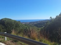 Coll de Font de Cera depuis El Masnou