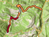 Coll de Fumanya from Les Cases Noves del Collet