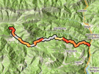 Coll de Josa from Les Cases Noves del Collet