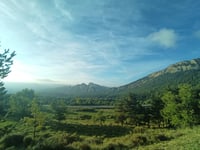 Coll de Jou über Sant Llorenç de Morunys