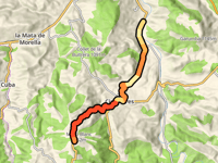 Coll de la Creu del Gelat desde Forcall