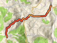 Coll de la Creu del Gelat desde Riu de Calders