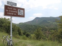 Coll de la Creueta from Guardiola de Berguedà