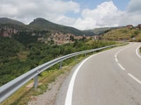 Coll de la Creueta from Guardiola de Berguedà