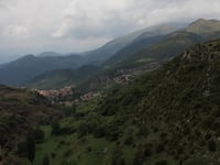 Coll de la Creueta from Guardiola de Berguedà