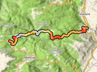 Coll de la Fueta z La Riba