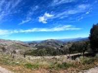Coll de la Garga / La Vall de Laguar von La Plana