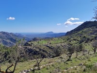 Coll de la Garga / La Vall de Laguar von La Plana