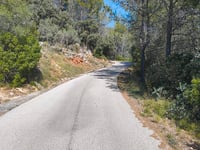 Coll de la Garga from Riu de Xaló