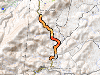 Coll de la Lloma del Guirro / Roca de Ullera von Useras