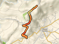 Coll de la Sabina przez Château d'Opoul