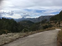 Coll de la Safor from Villalonga