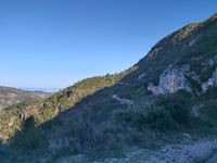 Coll de la Safor from Villalonga