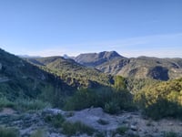 Coll de la Safor from Villalonga