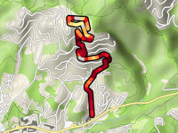Coll de Llop über Avinguda Lloret de Dalt