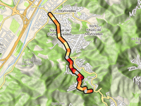 Coll de Montalegre przez Mas Llombard