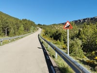 Coll de Pradell desde Les Cases Noves del Collet