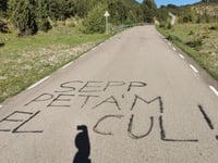 Coll de Pradell desde Les Cases Noves del Collet