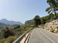 Coll de Rates depuis Parcent