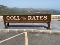 Coll de Rates depuis Parcent