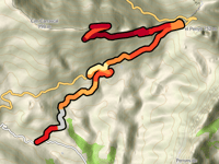 Coll de Rates / Tossal dels Diners da Barranc de Binarreal