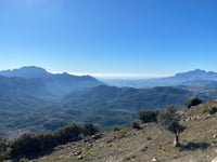 Coll de Rates / Tossal dels Diners przez Tàrbena