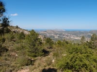 Coll de Rates / Tossal dels Diners via Tàrbena
