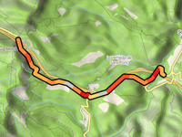 Coll de Romegats vanuit Sant Sadurní d'Osormort