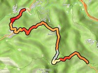 Coll de Santa Creu d'Olorda from La Rierada