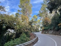 Coll de Santa Creu d'Olorda desde Sarrià