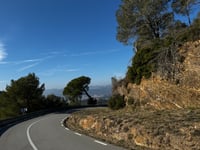 Coll de Santa Creu d'Olorda desde Sarrià