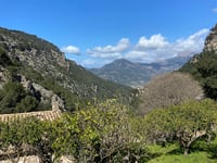 Coll de Sóller vanuit Sóller