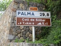 Coll de Sóller from Sóller