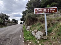 Coll de Sóller from Sóller