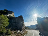 Coll dels Mònecs via La Pobla de Cérvoles