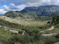 Coll dels Reis / Sa Calobra depuis Pantà de Gorg Blau