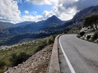 Coll dels Reis / Sa Calobra depuis Pantà de Gorg Blau
