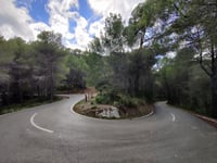 Coll de sa Creu from La Palma de Mallorca