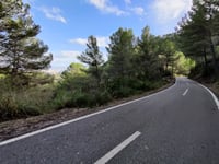 Coll de sa Creu from La Palma de Mallorca